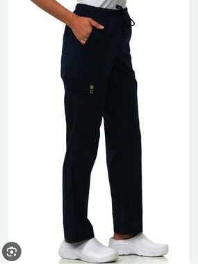 Citron women scrub black pants size S